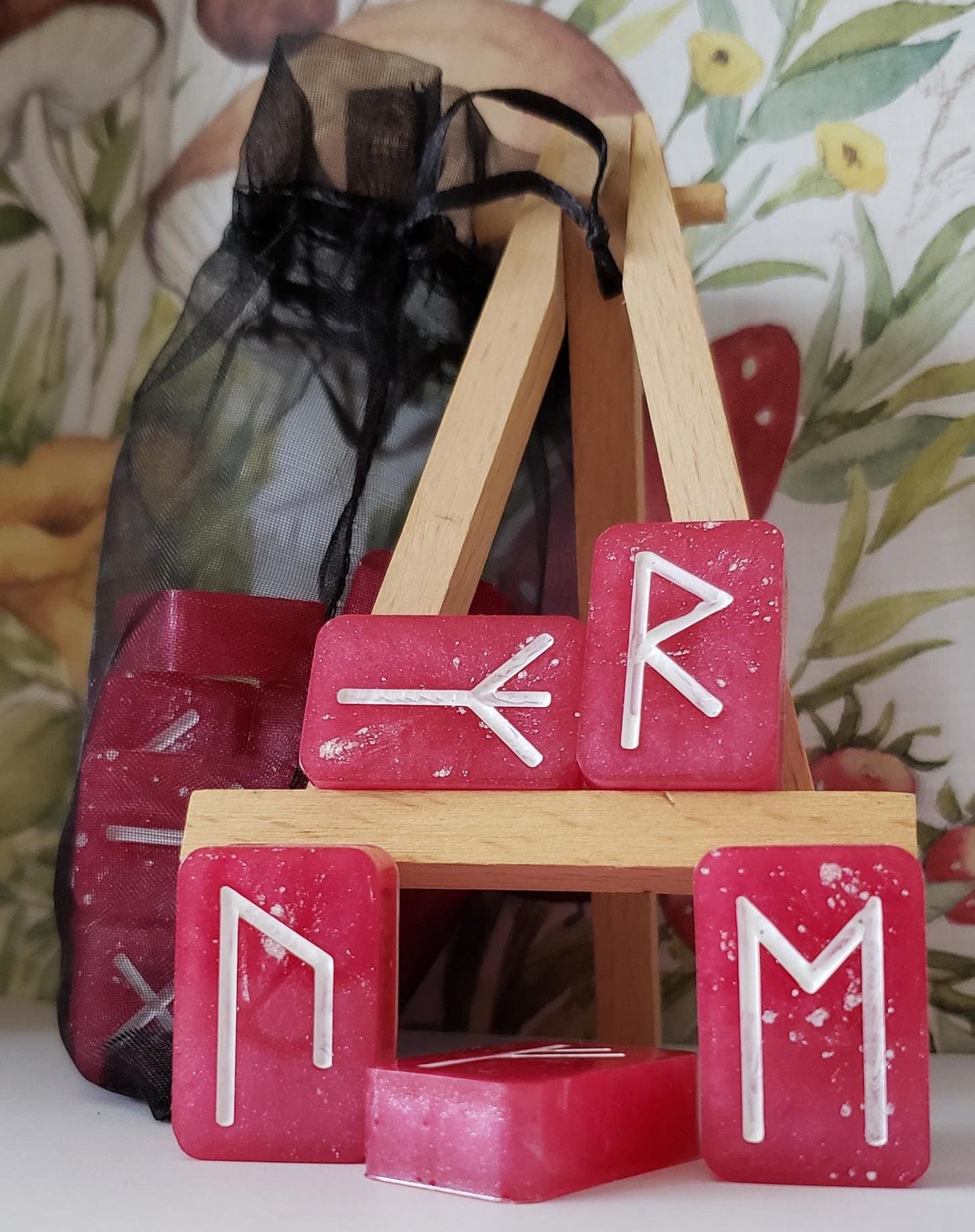Acrylic resin futhark rune sets