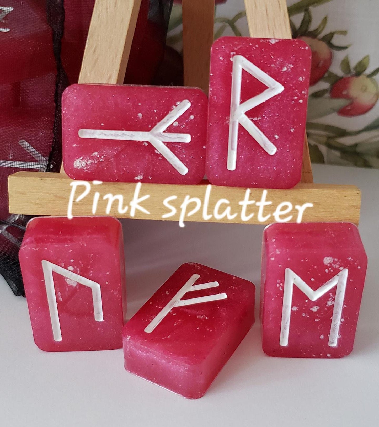 Acrylic resin futhark rune sets