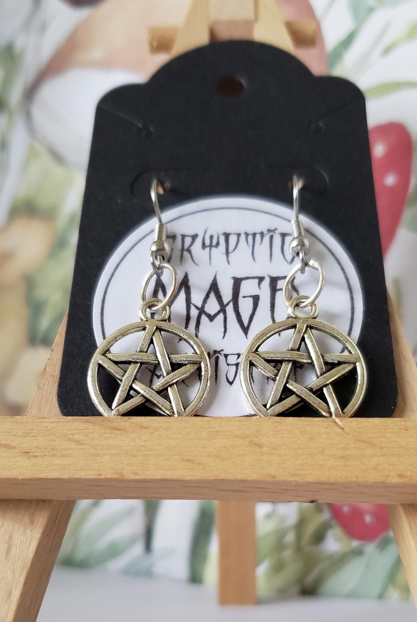 Pentacle Earrings