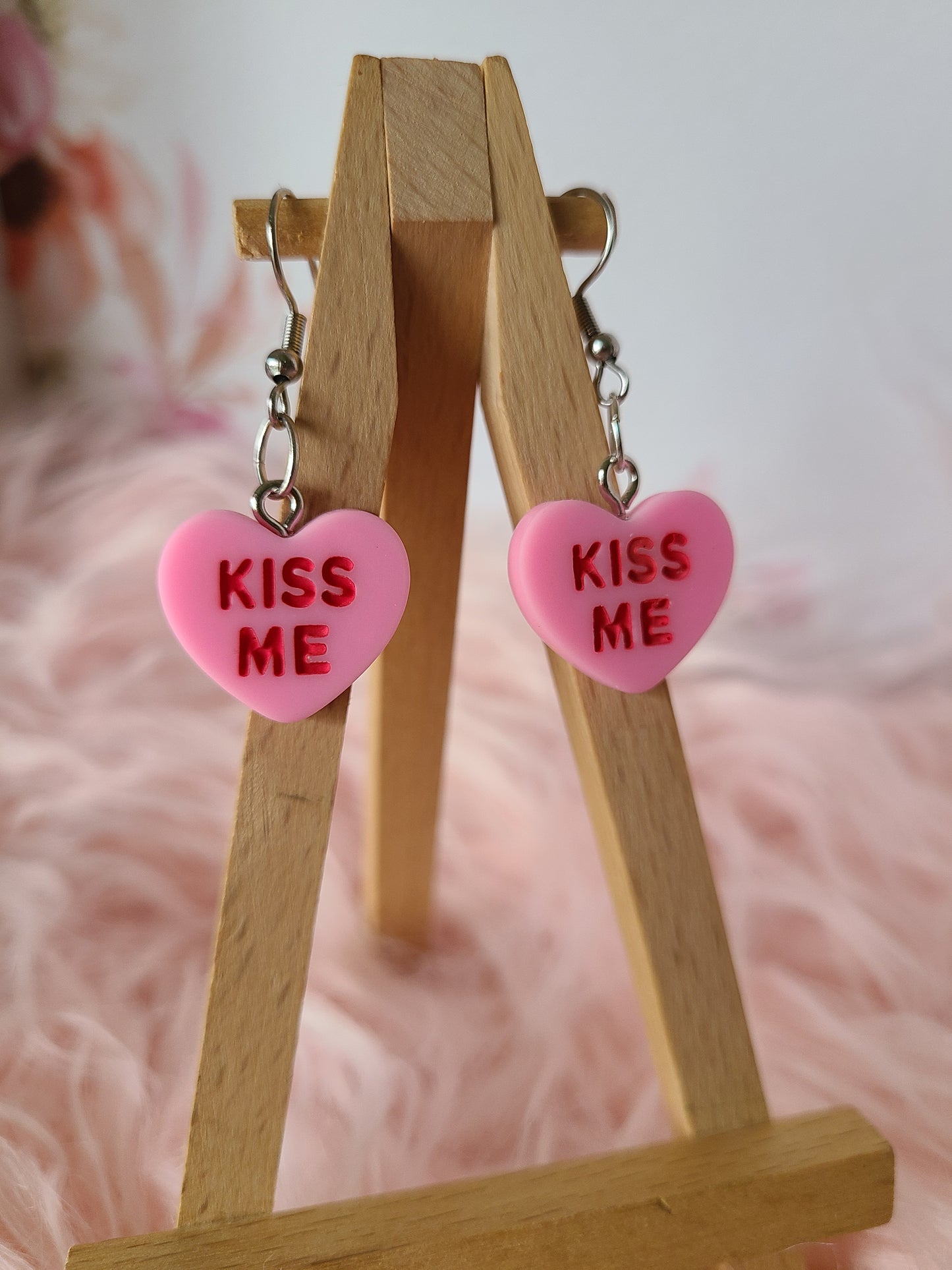 Super Cute Conversation Heart Earrings