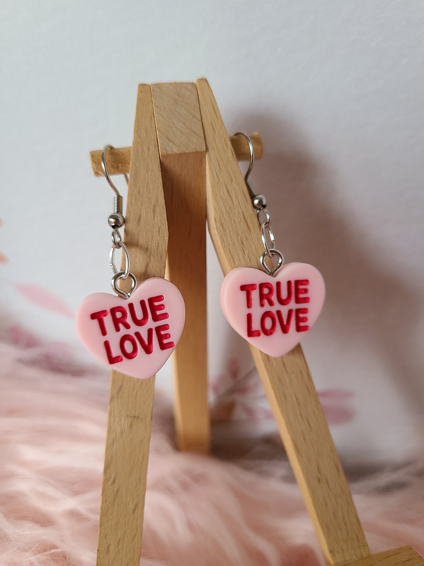 Super Cute Conversation Heart Earrings