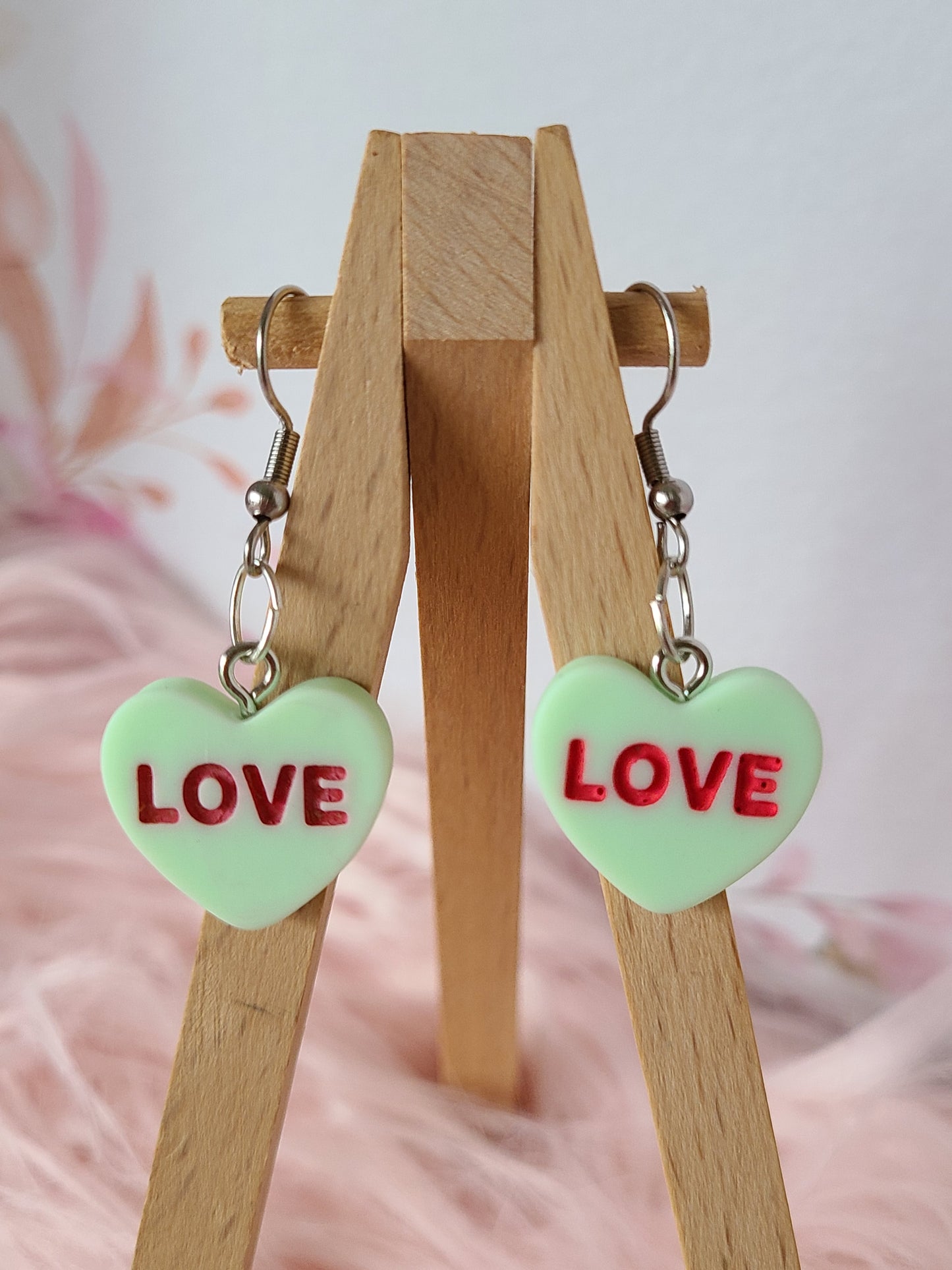 Super Cute Conversation Heart Earrings